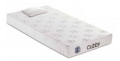 Cubby Memory Foam Mattress w/Pillow