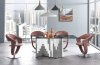 D2056DT Dining Table by Global w/Optional D8110DC Mauve Chairs