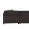 Kendrik Sectional Sofa 501450 in Chocolate Fabric by Coaster