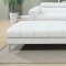 F7364 Sectional Sofa in White Bonded Leather by Boss