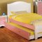 CM7916PW Aila Kids Bedroom in White & Pink w/Options