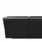 Cullen Sectional Sofa 603160 in Black Leatherette by Coaster