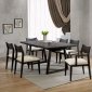 Meridian 5Pc Dining Set CM3398T in Dark Walnut w/Options