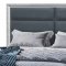 Andros Bedroom Set 5Pc in Silver by Global w/Options