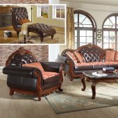 Bellini 654 Sofa in Brown Bonded Leather w/Optional Items