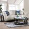 Porth Sofa SM2667-SF in Ivory Linen-Like Fabric w/Options