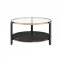 Thistle Coffee Table 3Pc Set 83305 in Faux Black Marble by Acme