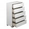 Spark Chest in High Gloss White Lacquer by Casabianca