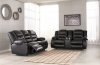 Vacherie Motion Sofa & Loveseat Set 79308 in Black by Ashley