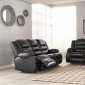 Vacherie Motion Sofa & Loveseat Set 79308 in Black by Ashley