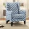 Adlai Accent Chair 1277F1S Set of 2 in Blue by Homelegance