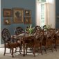 2105 Montvail Dining Table by Homelegance in Cherry w/Options