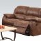 Zanthe II Motion Sofa in Brown Padded Suede by Acme w/Options