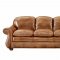 Leather Italia Duplin Sofa in Pecan w/Options