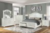 Alicia Bedroom Set 6Pc in Antique White w/Options