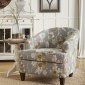 Devon Accent Chair in Prose Smoke Fabric by Klaussner