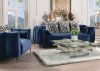 Hellebore Sofa 50435 in Blue Velvet by Acme w/Options