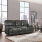 U1952 Power Motion Sofa in Charcoal Fabric by Global w/Options