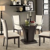 Manhattan I CM3710GY-RT 5Pc Dining Room Set in Gray