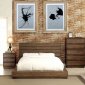 Coimbra CM7623 Bedroom in Rustic Natural Tone w/Options