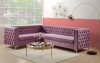 Rhett Sectional Sofa 55500 in Purple Velvet by Acme