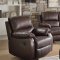 Enoch 52450 Motion Sofa in Dark Brown by Acme w/Options