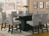 Stanton Counter Height Dining Table in Black - Coaster w/Options