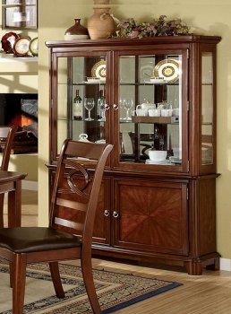 CM3149HB-B Carlton I Buffet in Brown Cherry w/Optional Hutch [FABU-CM3149HB-B Carlton I]