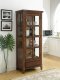 Lartius Curio Cabinet 90306 in Distressed Cherry Oak by Acme