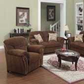 50130 Patricia Sofa in Dark Brown Chenille by Acme w/Options