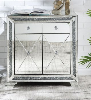 Noralie Accent Cabinet 97645 in Mirrored by Acme [AMCT-97645 Noralie]