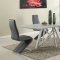 Katie Dining Table in Grey 5Pc Set by Chintaly w/Tara Chairs