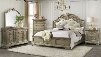 Vincenza Bedroom in Bronze by Elements w/Options [SFEMBS-Vincenza Bronze]