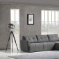 Colony Modular Sectional Sofa in Charcoal Fabric by NCFurniture