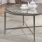 Freja 3Pc Coffee & End Table Set FOA4743 in Silver w/Options