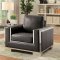 Monika Sofa CM6423GY in Dark Gray Breathable Leatherette