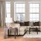 Giuliana Sectional Sofa SM5180 in Cream & Brown w/Options