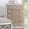 Ivony 6Pc Bedroom Set in Rustic Oak & Mirror w/Options