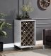 Raini Wine Cabinet AC01995 in Aluminum by Acme