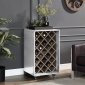 Raini Wine Cabinet AC01995 in Aluminum by Acme