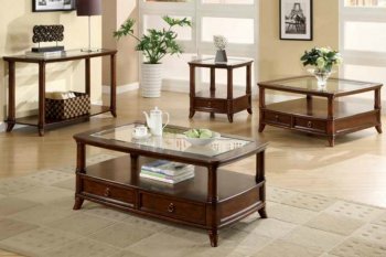 CM4130 Westerville Coffee Table in Cherry w/Options [FACT-CM4130 Westerville]