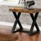 Nikki Coffee & 2 End Table Set CM4612 in Oak w/Options