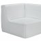 Align 5Pc Sectional Sofa Set in White Bonded Leather by Modway