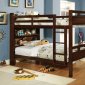 CM-BK459EX Fairfield Twin/Twin Bunk Bed in Dark Walnut