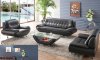 SP819B Sofa in Black Bonded Leather by Pantek w/Options