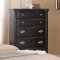 202941 Lady Valerie Bedroom by Coaster in Black w/Options