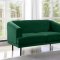 Rory Sofa 689 in Green Velvet Fabric by Meridian w/Options