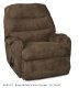 Chocolate Fabric Elegant Modern Handle Rocker Recliner