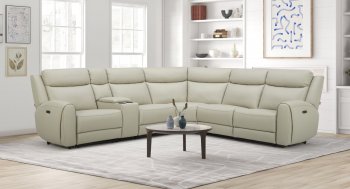 6217L Power Reclining Sectional Sofa in Leather by J&M [JMSS-6217L]