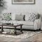 Madalyn Sofa SM2013 in Light Gray Linen-Like Fabric w/Options